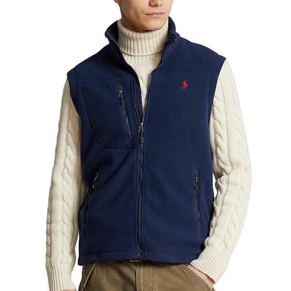 Ralph Lauren Dark‎ Blue Fleece Vest